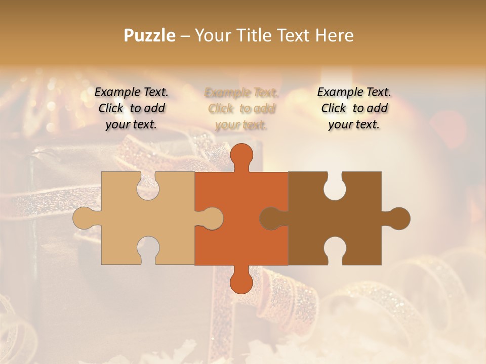 White Ribbon  PowerPoint Template