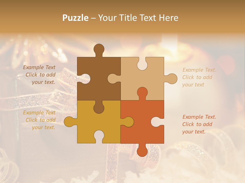 White Ribbon  PowerPoint Template