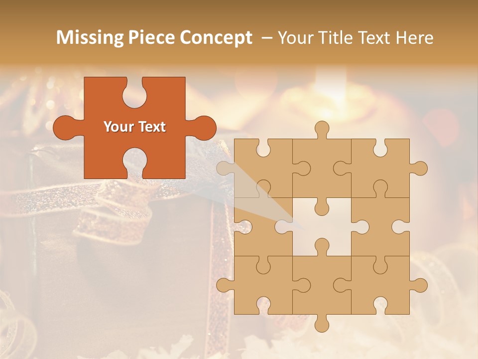 White Ribbon  PowerPoint Template