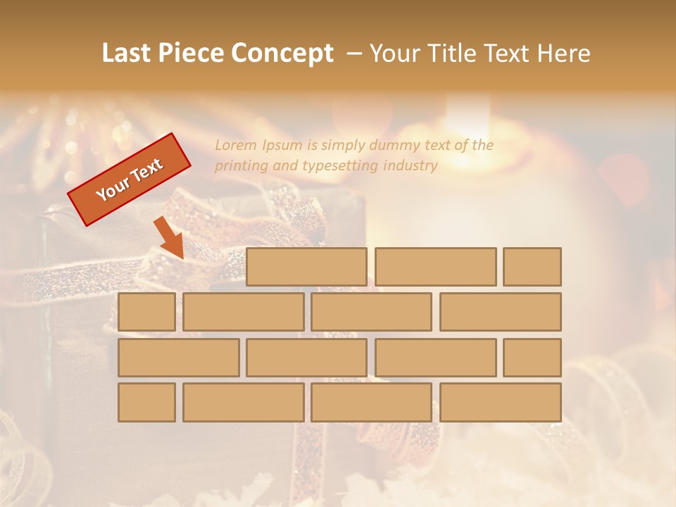 White Ribbon  PowerPoint Template