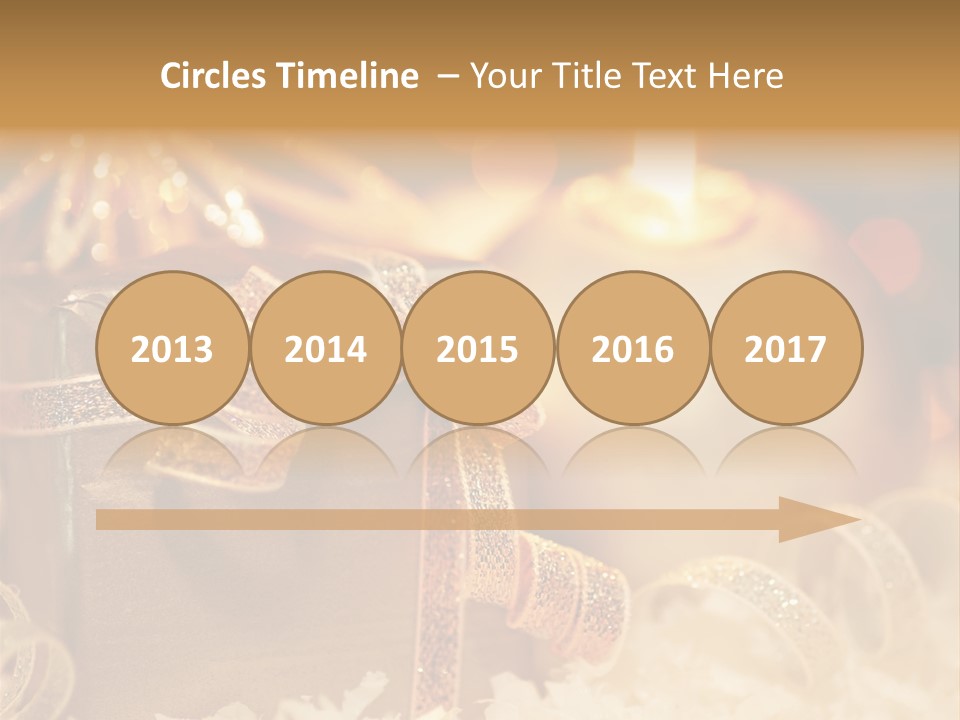 White Ribbon  PowerPoint Template