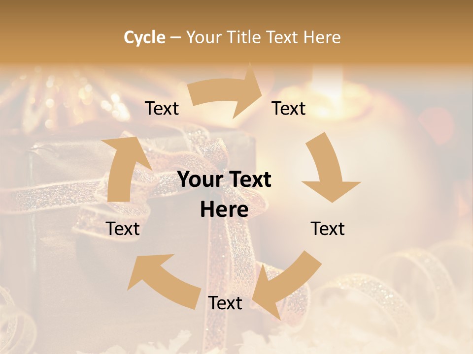 White Ribbon  PowerPoint Template