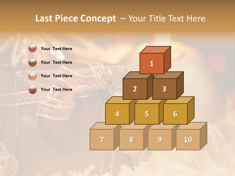 White Ribbon  PowerPoint Template