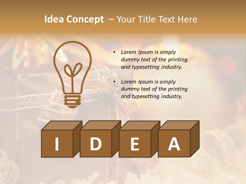 White Ribbon  PowerPoint Template