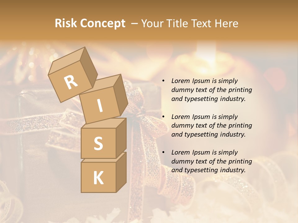 White Ribbon  PowerPoint Template