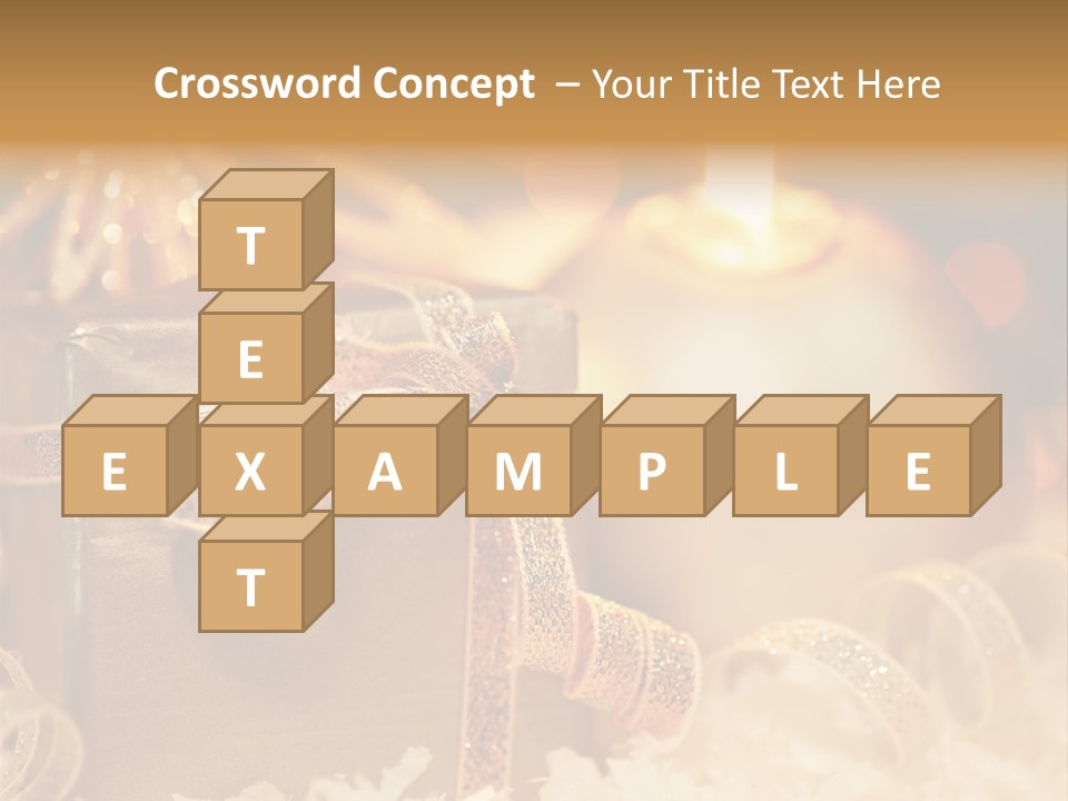 White Ribbon  PowerPoint Template