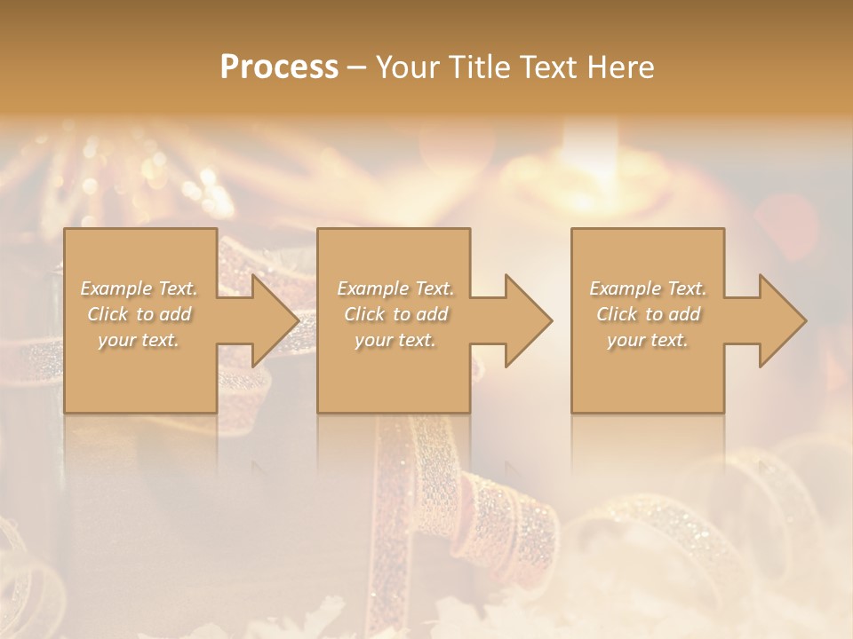 White Ribbon  PowerPoint Template