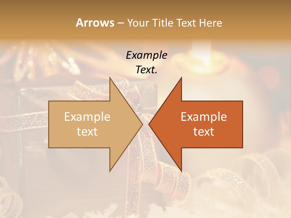 White Ribbon  PowerPoint Template