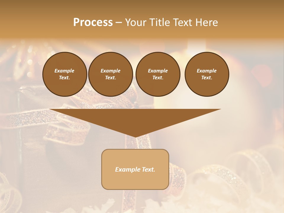 White Ribbon  PowerPoint Template