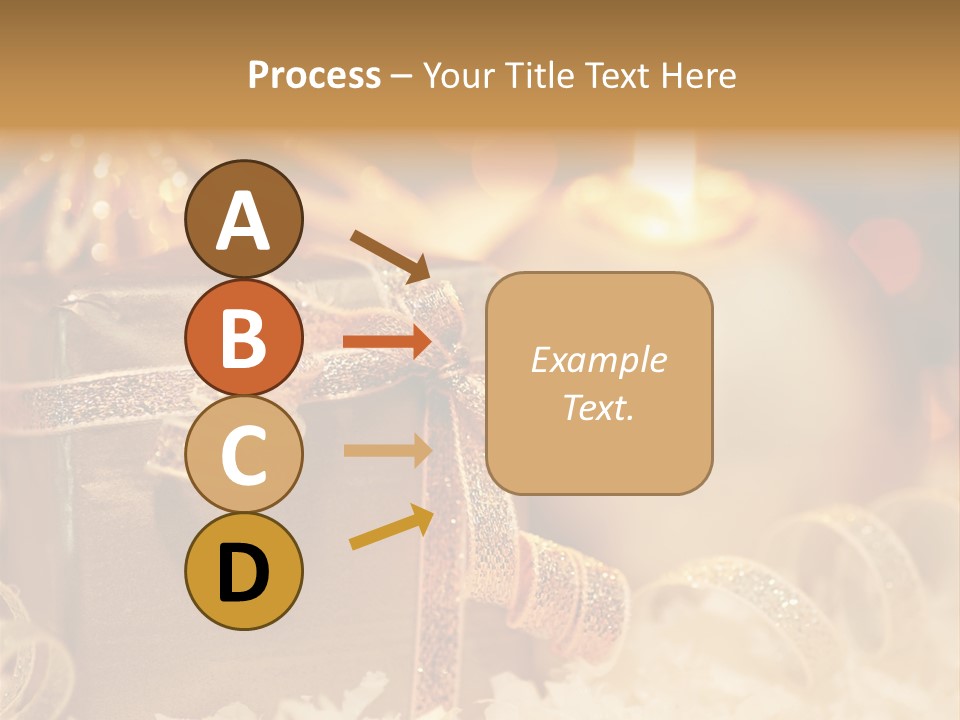 White Ribbon  PowerPoint Template
