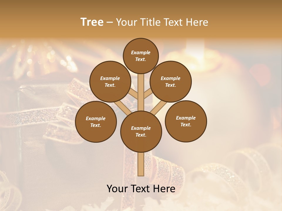 White Ribbon  PowerPoint Template