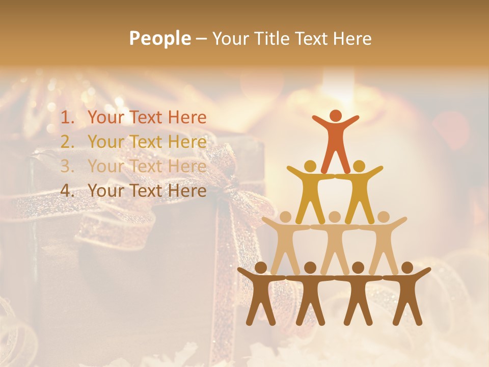 White Ribbon  PowerPoint Template