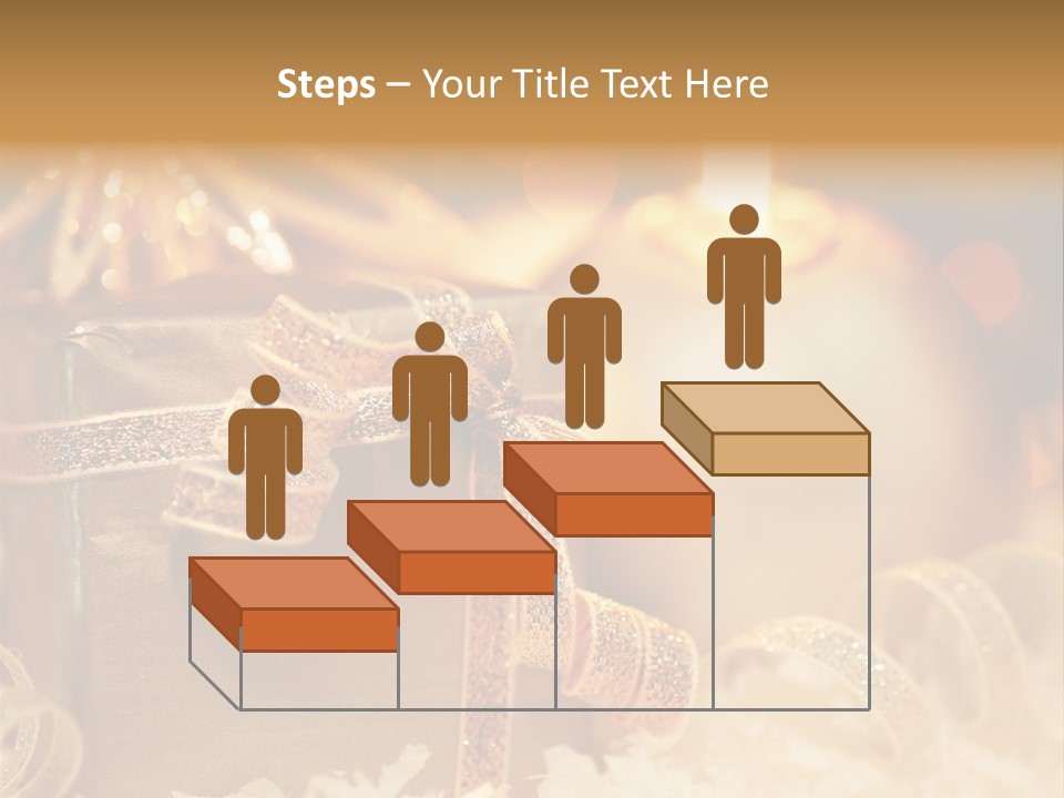 White Ribbon  PowerPoint Template