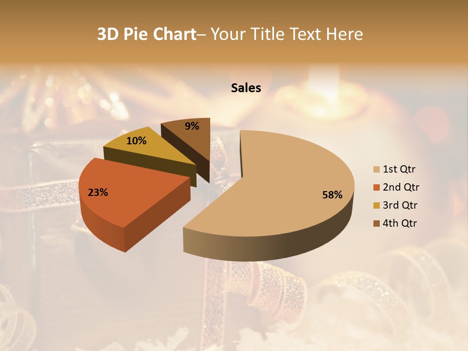 White Ribbon  PowerPoint Template