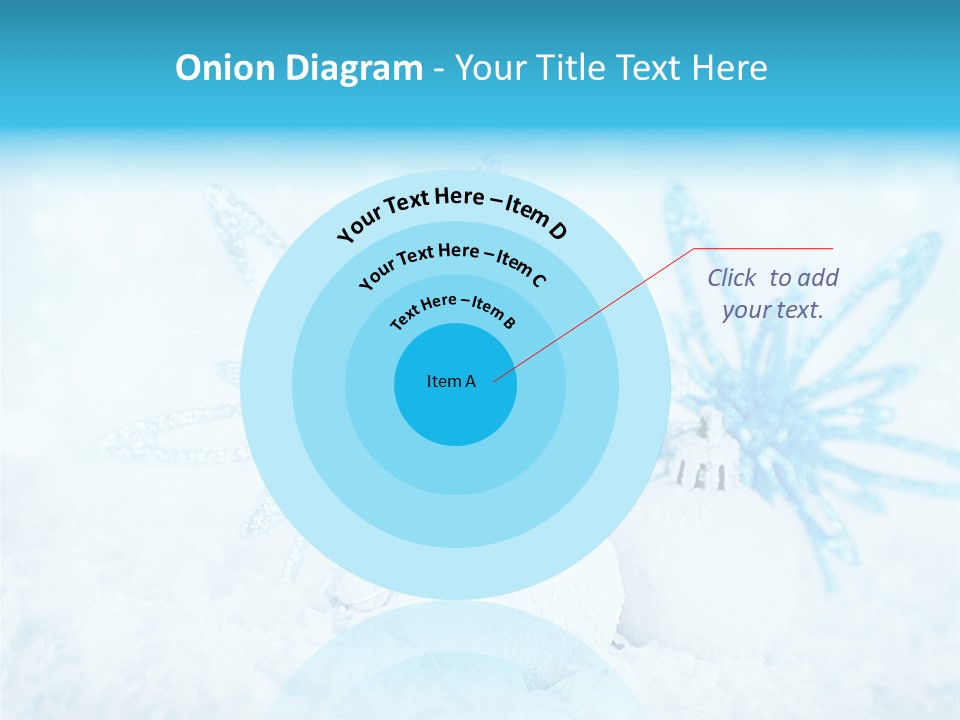 Blue Decoration Sparkle PowerPoint Template