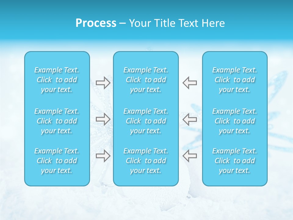 Blue Decoration Sparkle PowerPoint Template