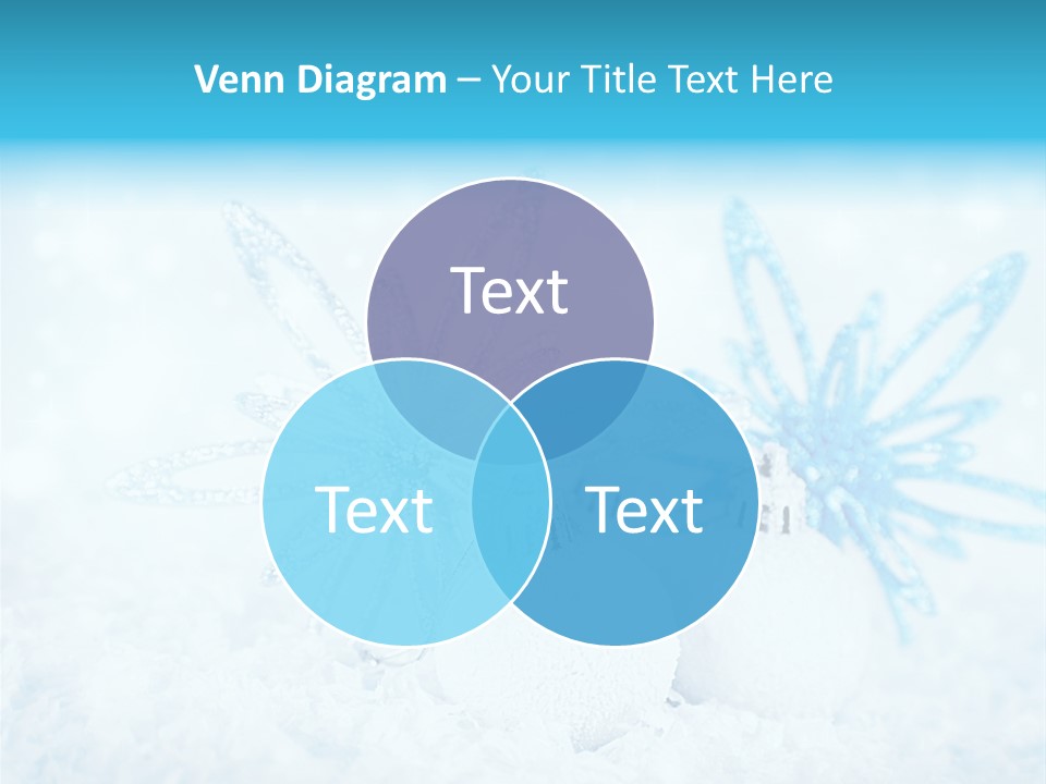 Blue Decoration Sparkle PowerPoint Template