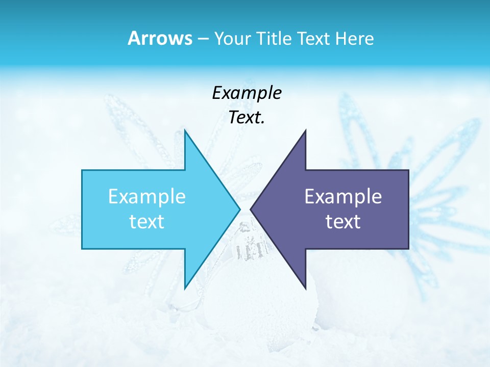 Blue Decoration Sparkle PowerPoint Template