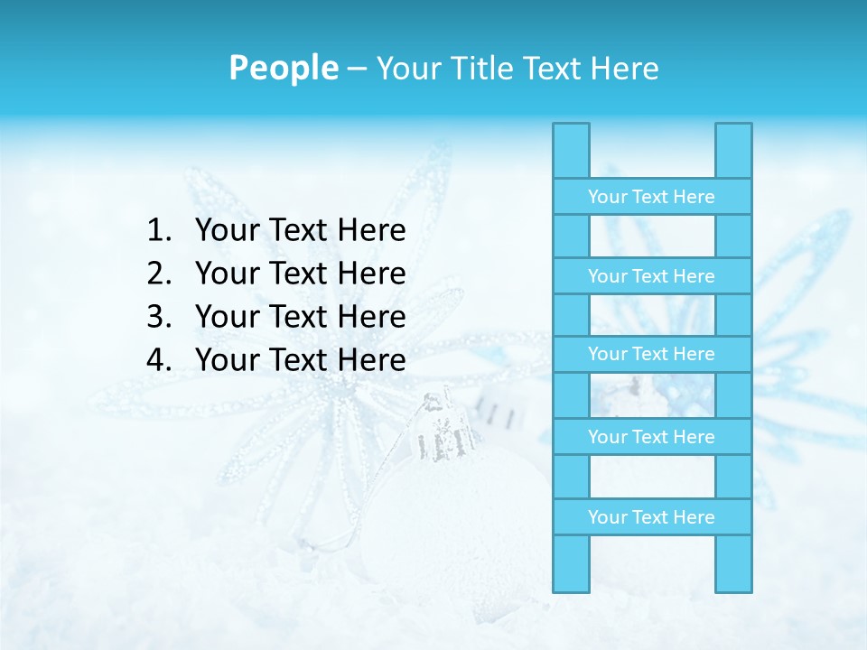 Blue Decoration Sparkle PowerPoint Template