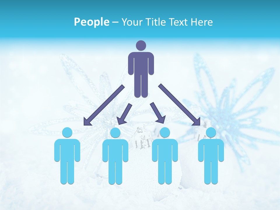 Blue Decoration Sparkle PowerPoint Template