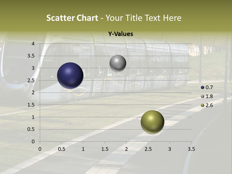 Trolley Cable Car Ecological PowerPoint Template