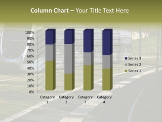 Trolley Cable Car Ecological PowerPoint Template