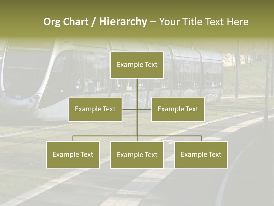 Trolley Cable Car Ecological PowerPoint Template