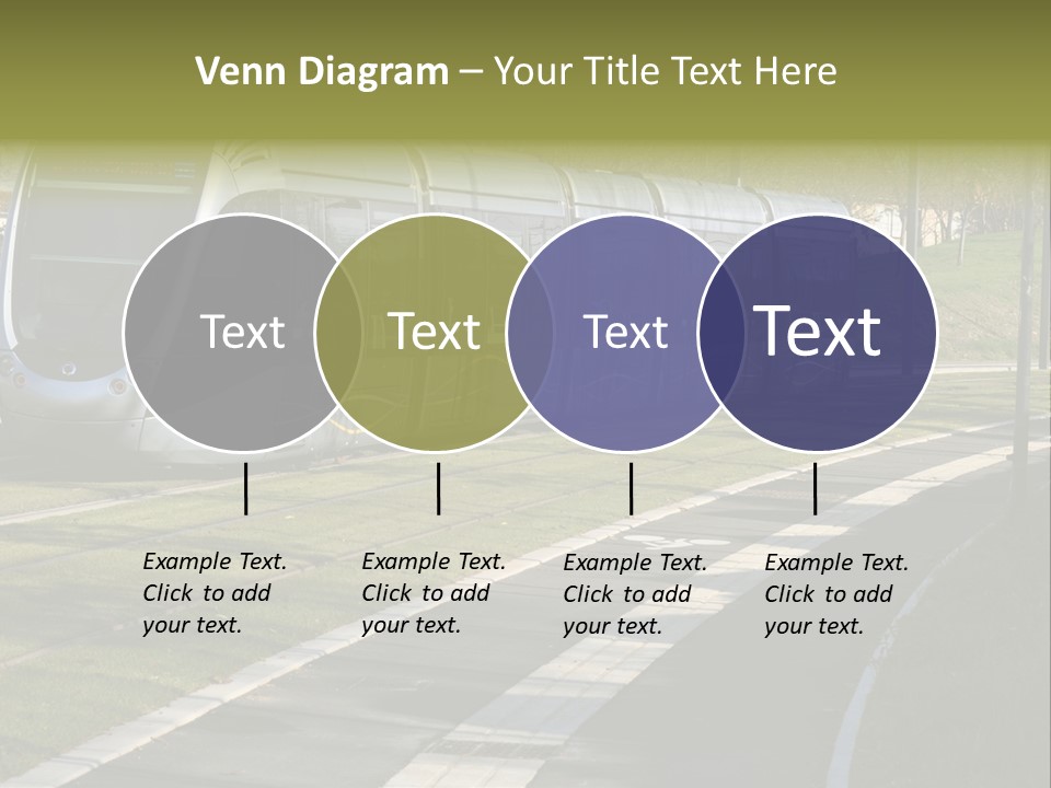 Trolley Cable Car Ecological PowerPoint Template