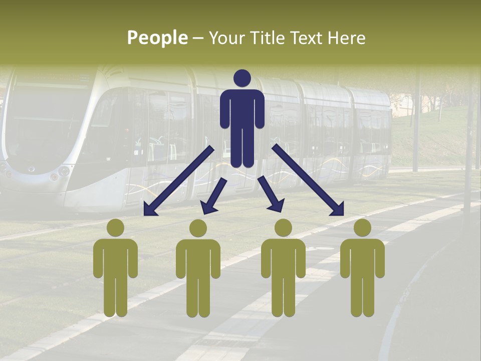 Trolley Cable Car Ecological PowerPoint Template