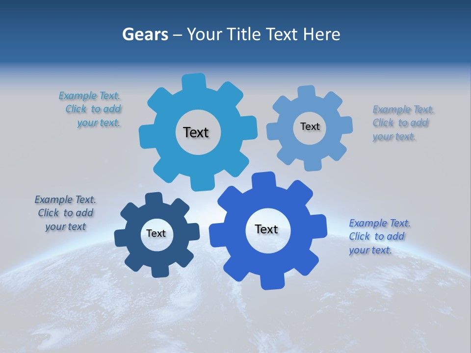 Black Exploration Planet PowerPoint Template