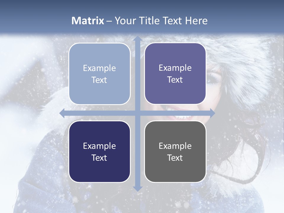 Hair Holiday Close Up PowerPoint Template