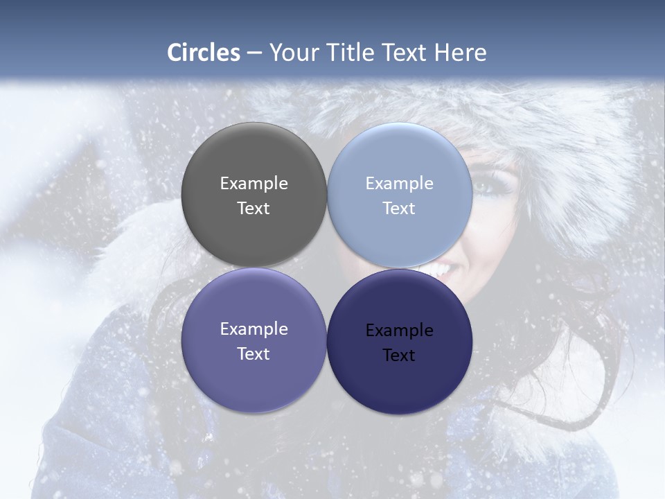 Hair Holiday Close Up PowerPoint Template