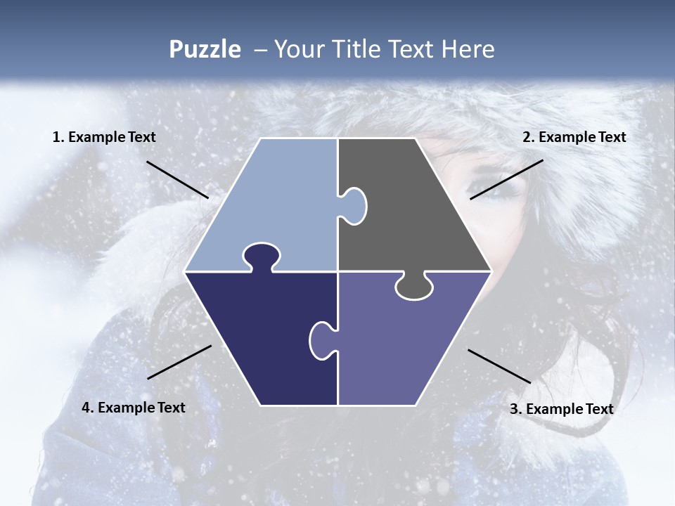 Hair Holiday Close Up PowerPoint Template