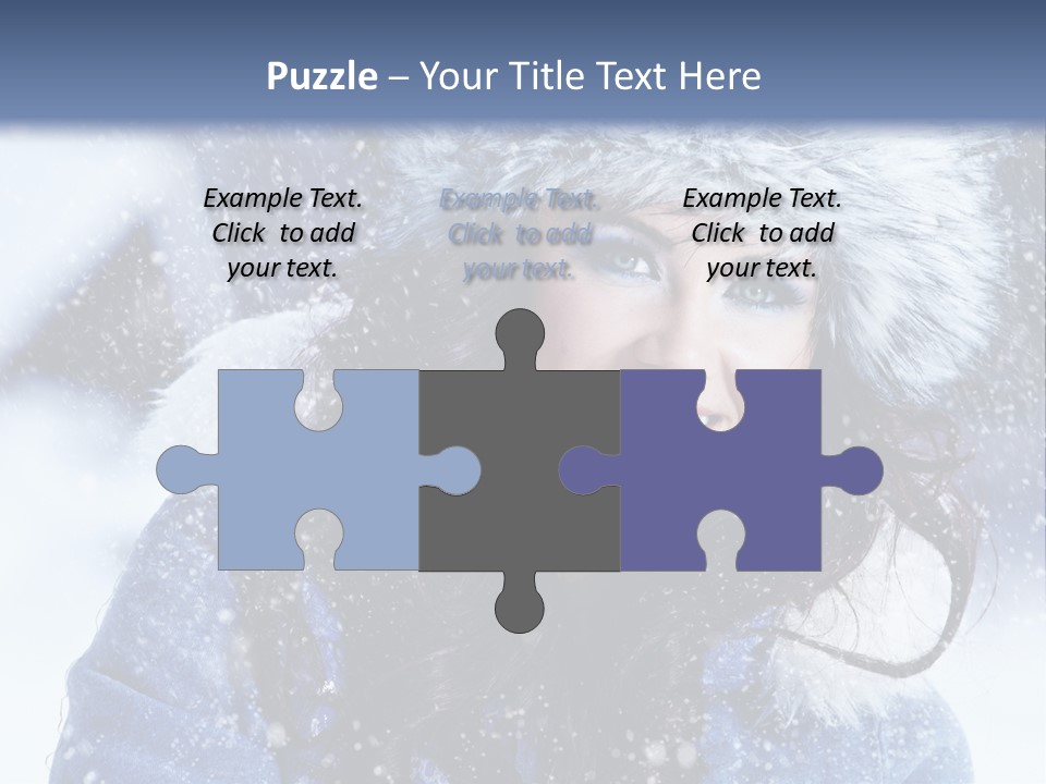 Hair Holiday Close Up PowerPoint Template