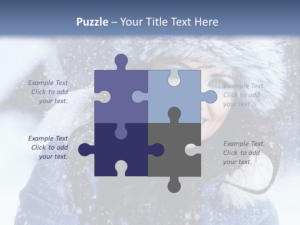 Hair Holiday Close Up PowerPoint Template