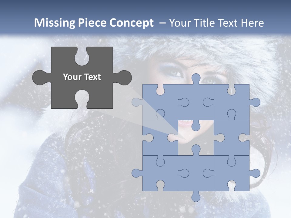 Hair Holiday Close Up PowerPoint Template