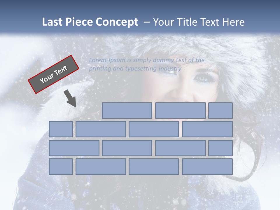 Hair Holiday Close Up PowerPoint Template