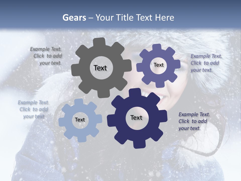 Hair Holiday Close Up PowerPoint Template