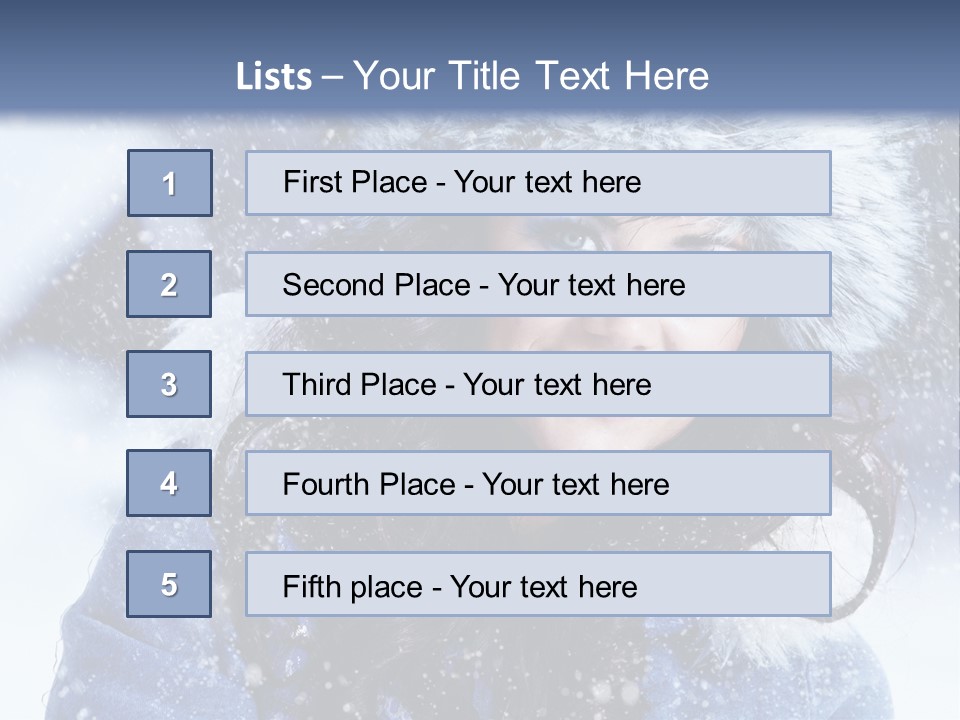 Hair Holiday Close Up PowerPoint Template