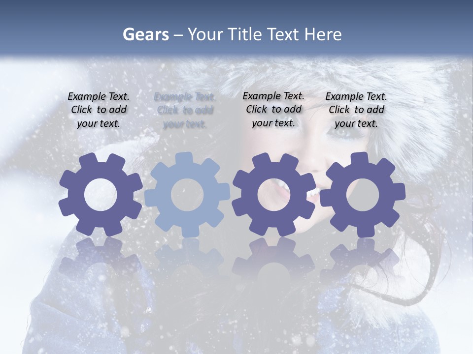 Hair Holiday Close Up PowerPoint Template