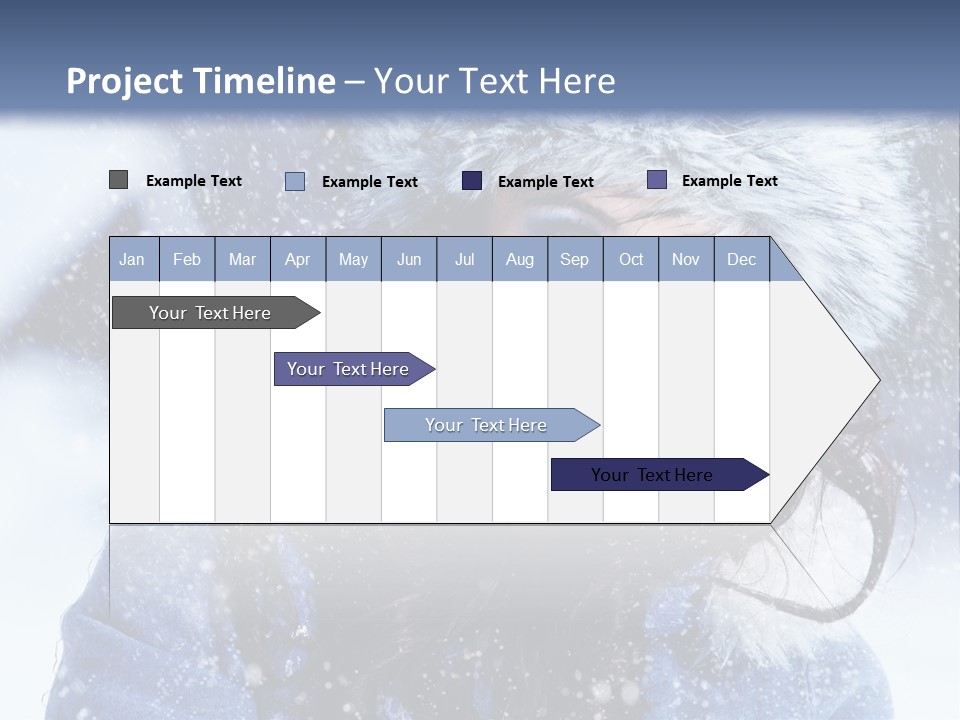 Hair Holiday Close Up PowerPoint Template