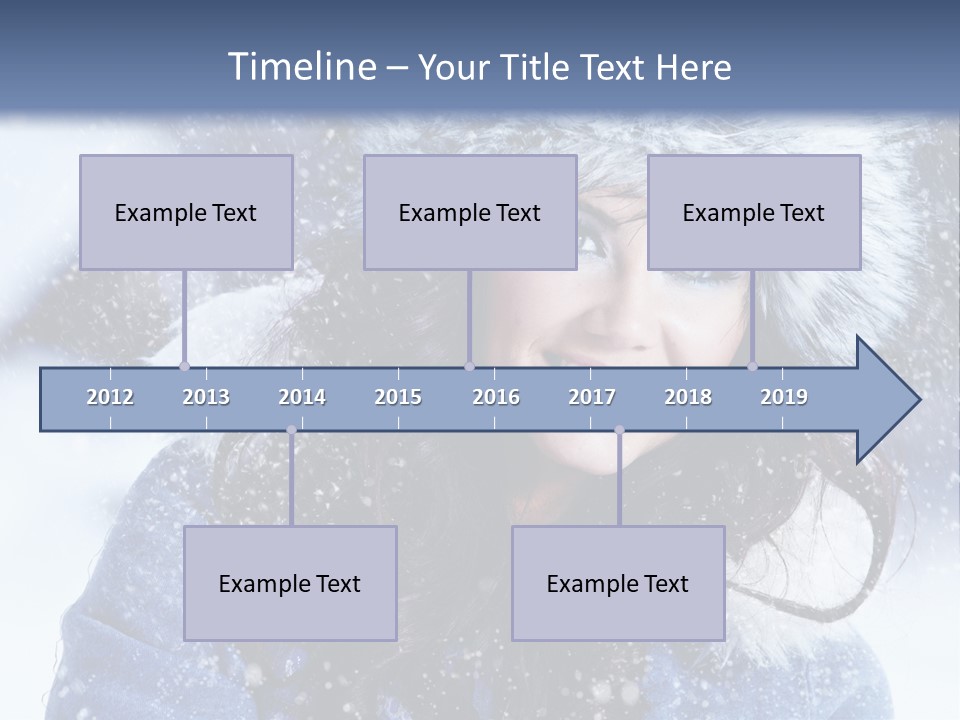 Hair Holiday Close Up PowerPoint Template