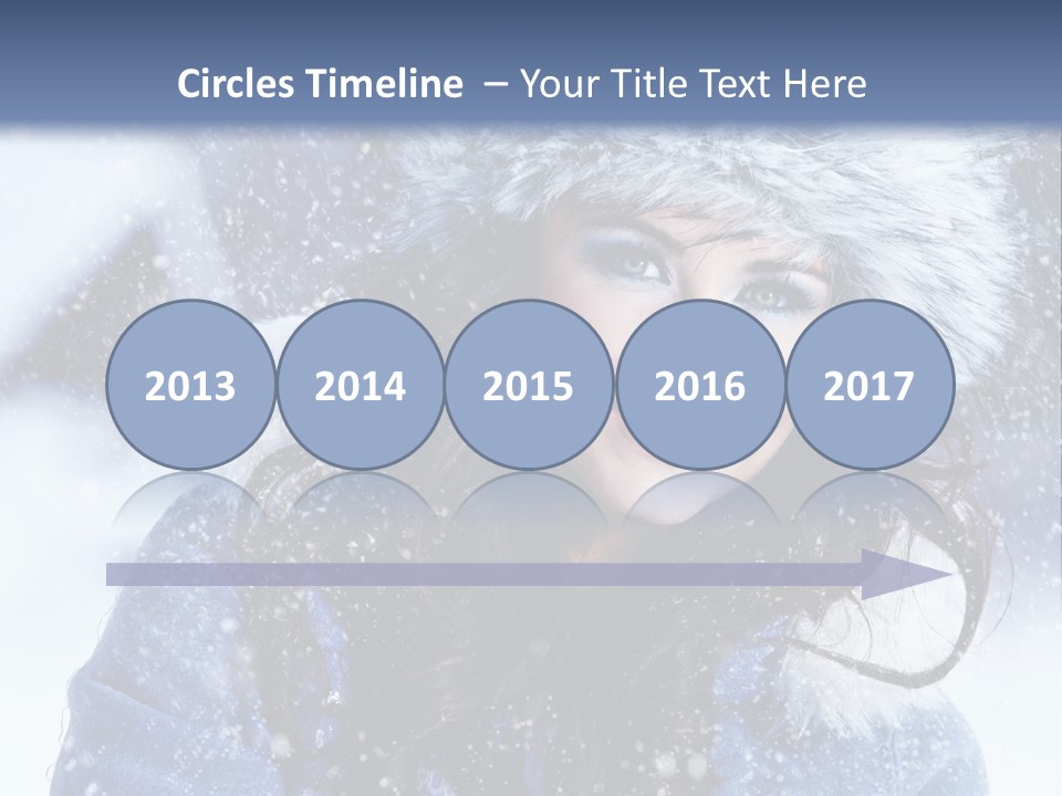 Hair Holiday Close Up PowerPoint Template