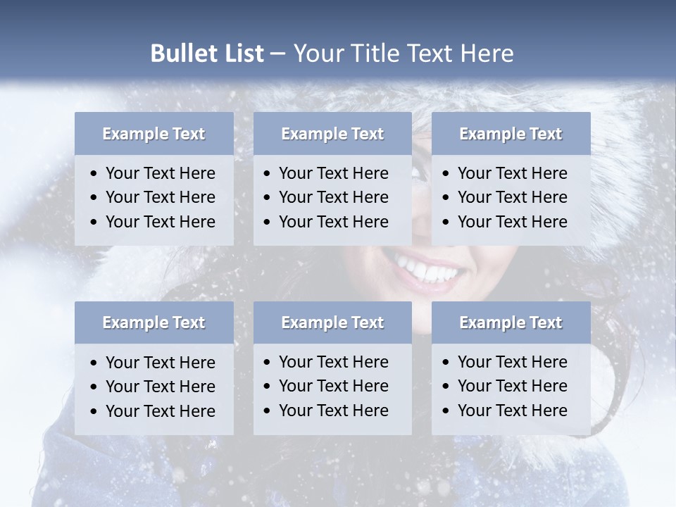 Hair Holiday Close Up PowerPoint Template