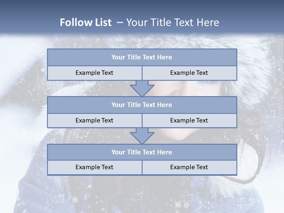 Hair Holiday Close Up PowerPoint Template
