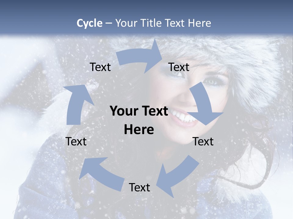 Hair Holiday Close Up PowerPoint Template