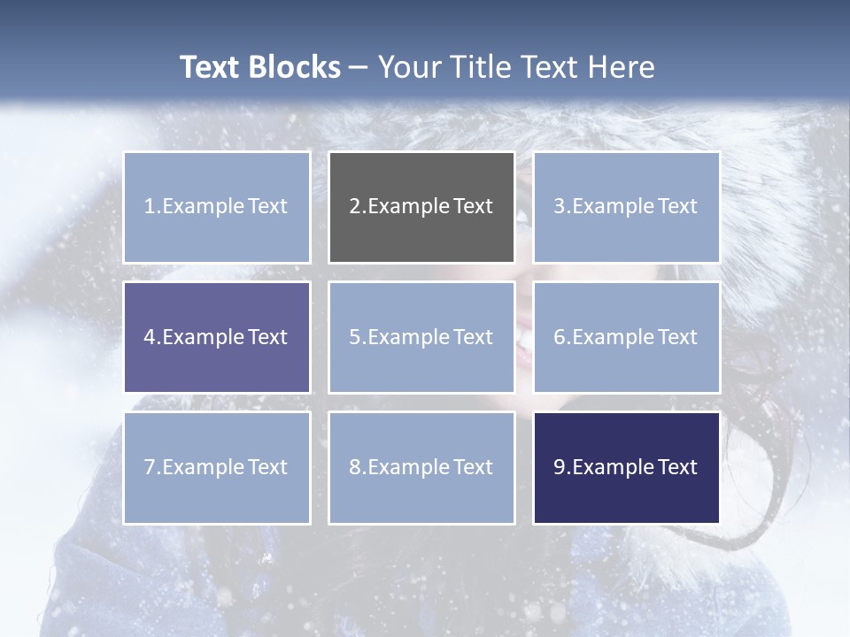 Hair Holiday Close Up PowerPoint Template