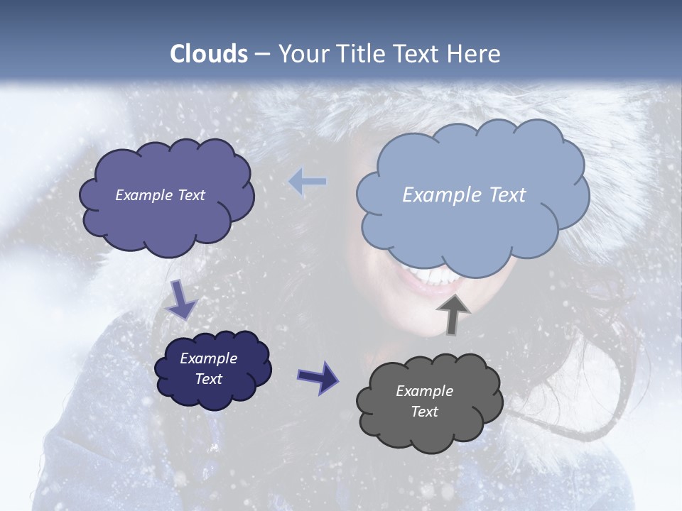 Hair Holiday Close Up PowerPoint Template