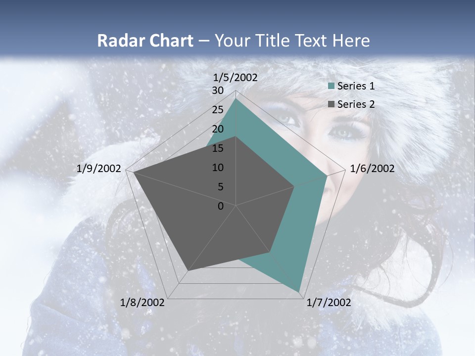 Hair Holiday Close Up PowerPoint Template