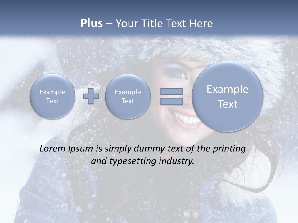 Hair Holiday Close Up PowerPoint Template